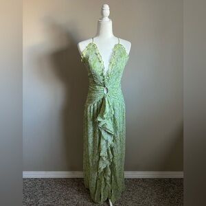 Long Green Beachy Dress